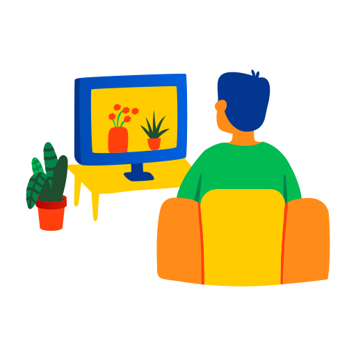 regarder la télévision Icône gratuit