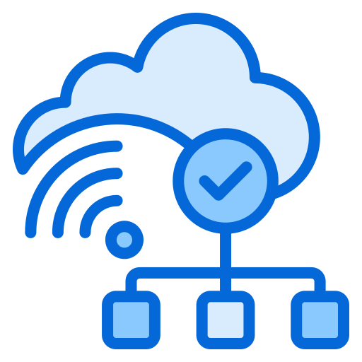 Cloud server free icon