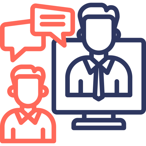 mentoría icono gratis