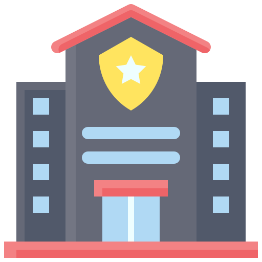 estación de policía icono gratis