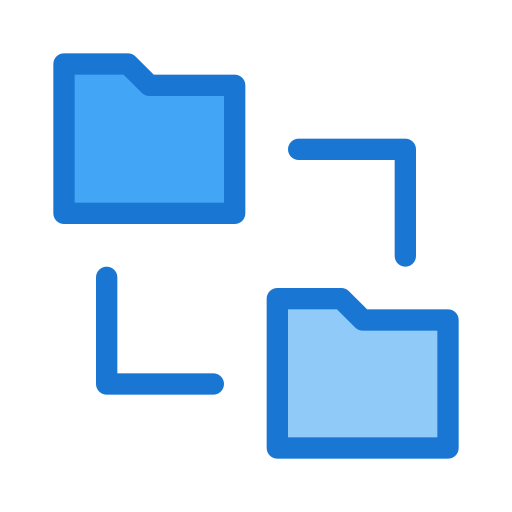 Folder Deemak Daksina Blue icon