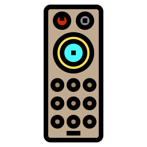 Remote control Catkuro Lineal Color icon