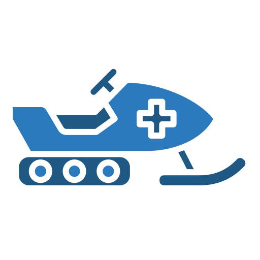 patrulla de esquí icono gratis