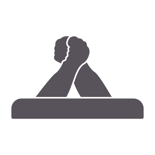 lucha de brazos icono gratis