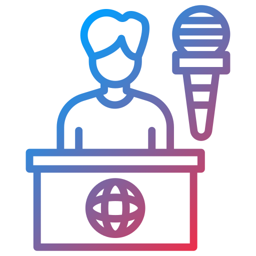 informe de noticias icono gratis