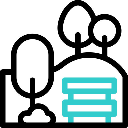 parque de la ciudad icono gratis