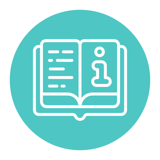 libro de información icono gratis