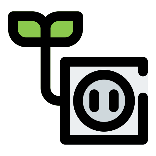 Eco socket free icon