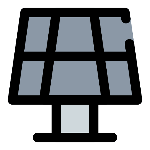 Solar panel free icon