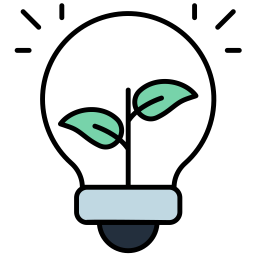 idea ecológica icono gratis