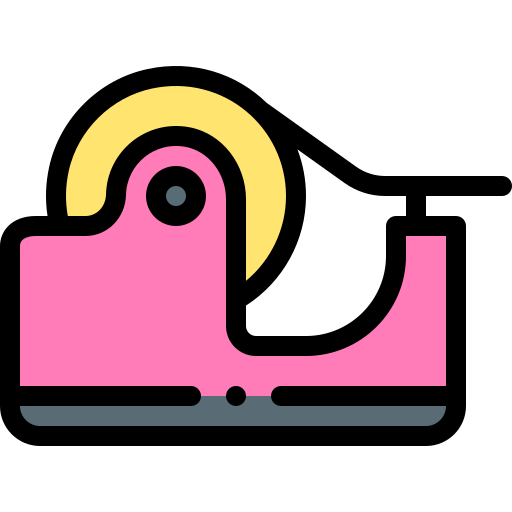 Tape Detailed Rounded Lineal color icon