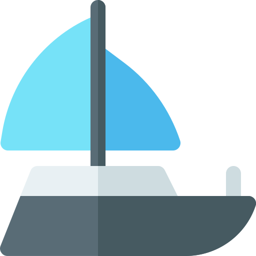 Yatch Basic Rounded Flat icon