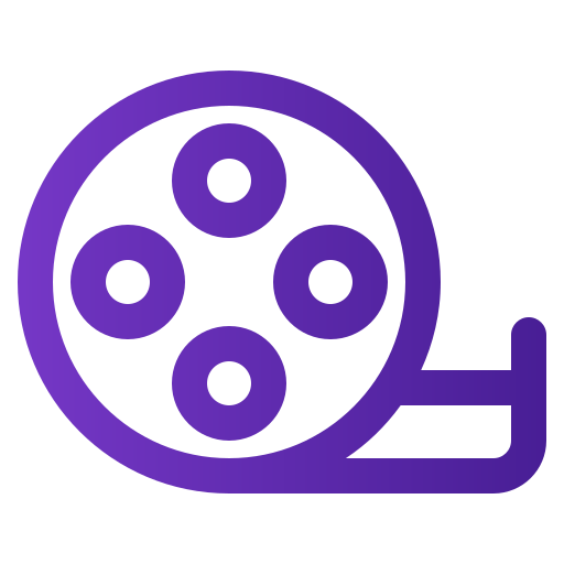 rollo de película icono gratis