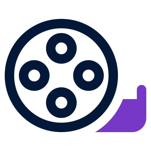 rollo de película icono gratis