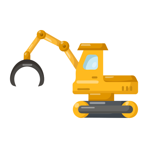 excavadora icono gratis