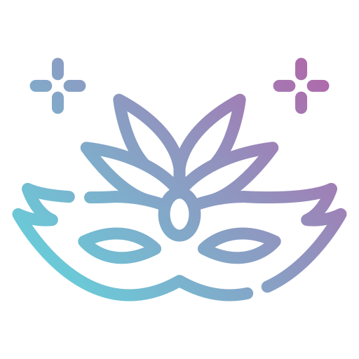 Карнавальная маска бесплатно иконка