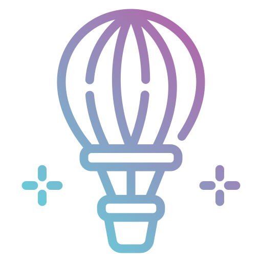 Воздушный шар бесплатно иконка