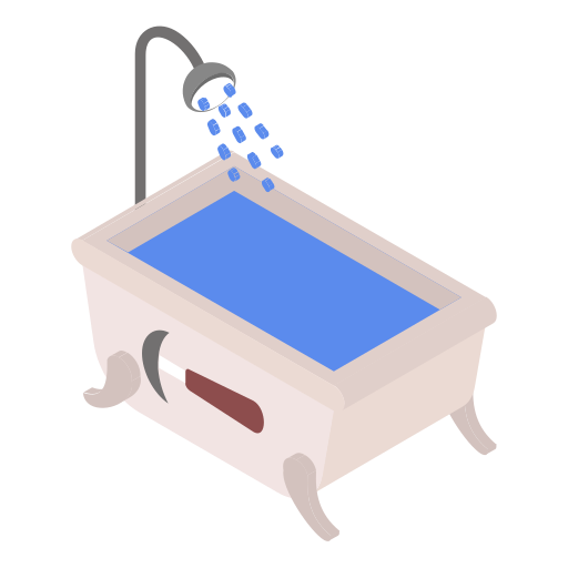 bañera icono gratis