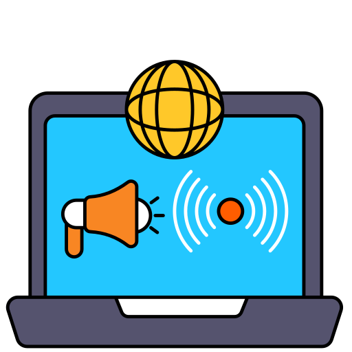 Broadcast free icon