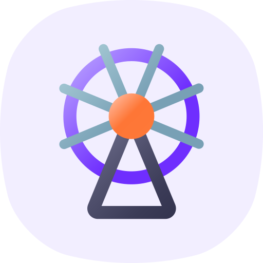 grande roue Icône gratuit