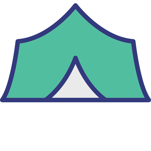 cámping icono gratis