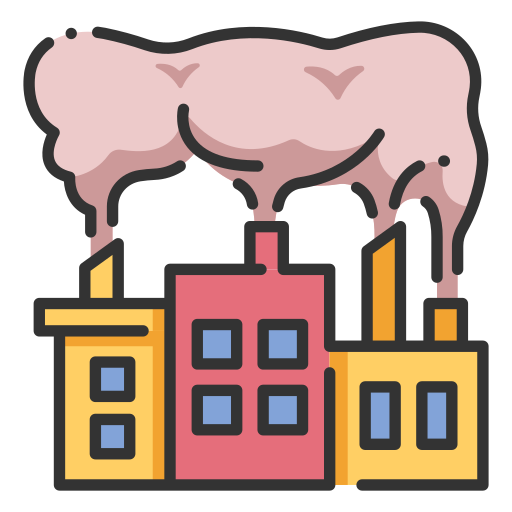 Polución icono gratis