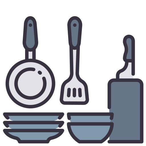 batería de cocina icono gratis