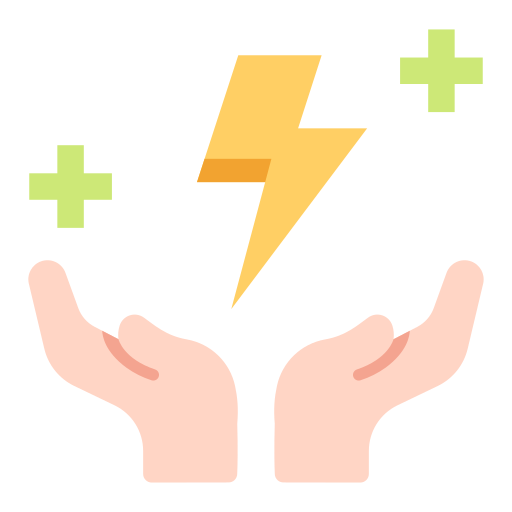 Ahorrar energía icono gratis
