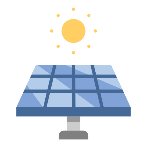 Solar panel MaxIcons Flat icon