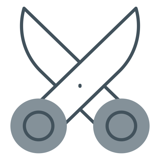 Scissor free icon
