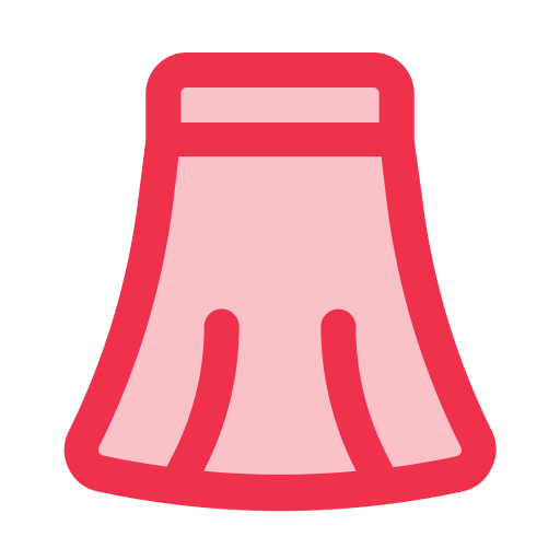 falda larga icono gratis