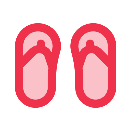 sandalias icono gratis
