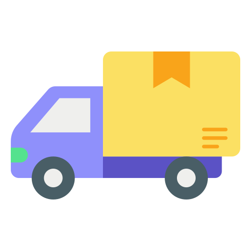 camión de carga icono gratis