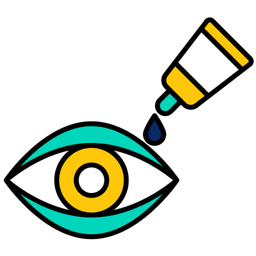 gotas para los ojos icono gratis