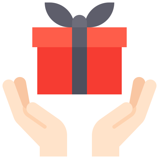 caja de regalo icono gratis