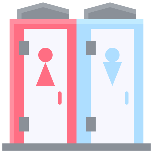 baño público icono gratis