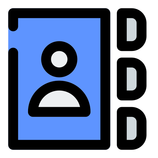 Контакты бесплатно иконка