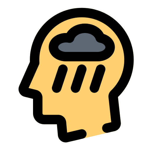 depresión icono gratis