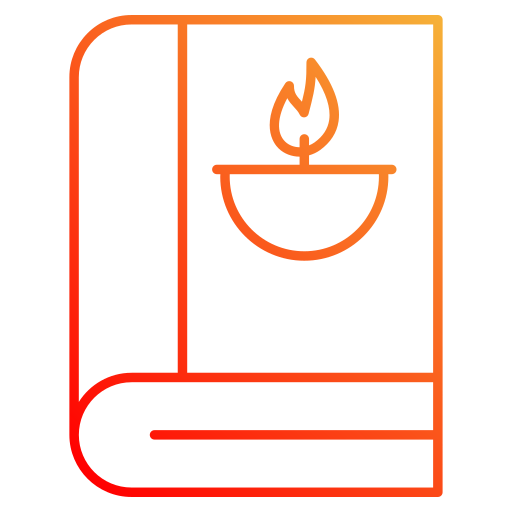 libro de diwali icono gratis