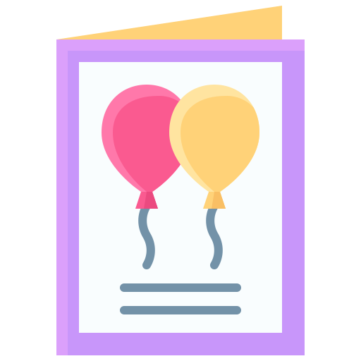 Greeting card free icon