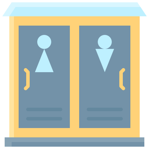 Restroom free icon
