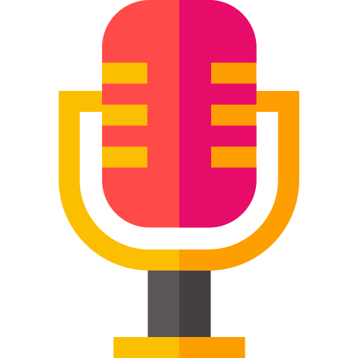 Microphone Basic Straight Flat icon