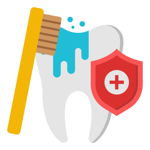 limpieza de dientes icono gratis