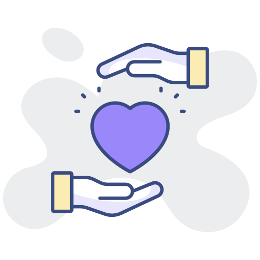 día de la caridad icono gratis