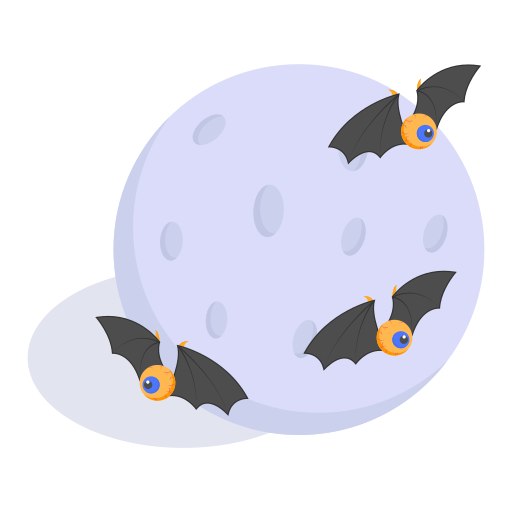 noche de halloween icono gratis