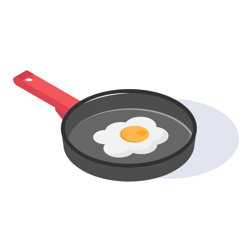 Frying pan free icon