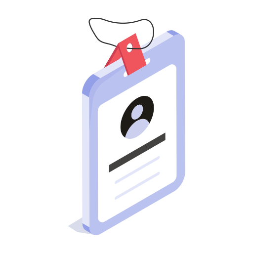 insignias de identificación icono gratis