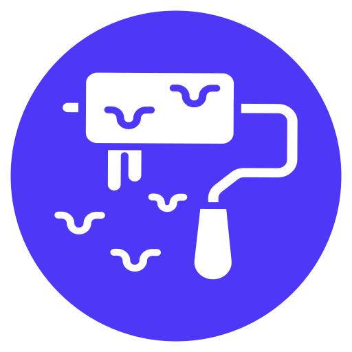 Paint roller free icon