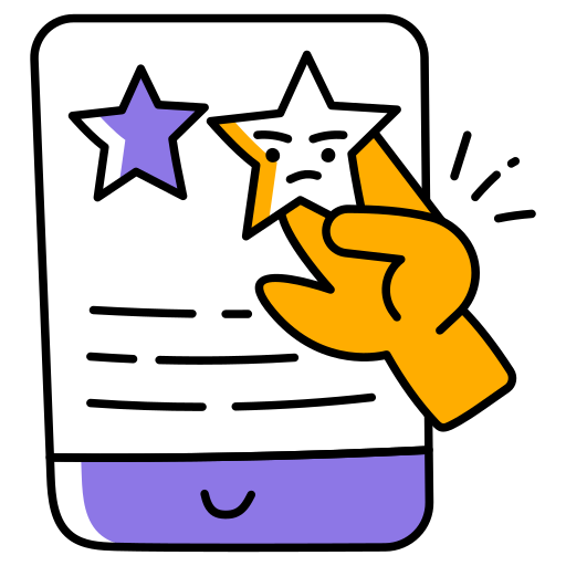 mala crítica icono gratis