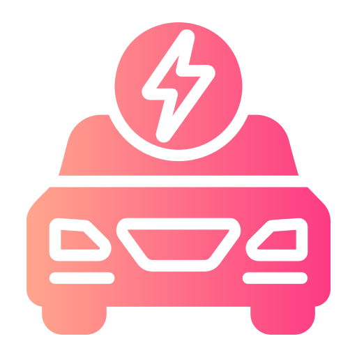 coche eléctrico icono gratis